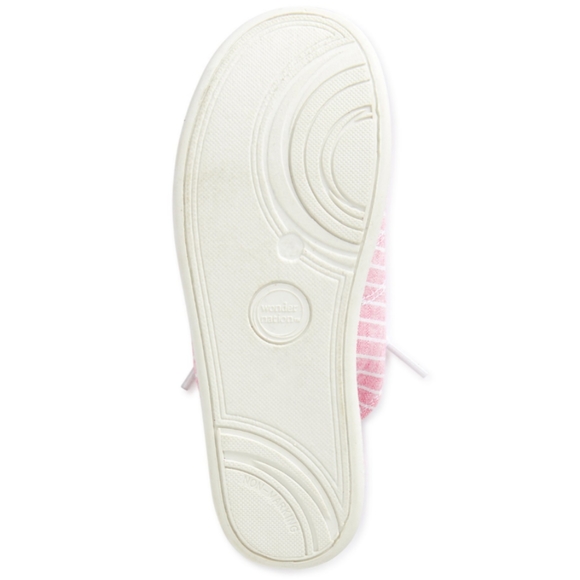 NWT Wonder Nation little girls Pink Stripes Casual Bump Toe Sneakers. Size 1 - Picture 6 of 6